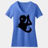 Women's Perfect Blend ® CVC V Neck Tee Thumbnail