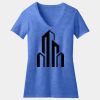 Women's Perfect Blend ® CVC V Neck Tee Thumbnail