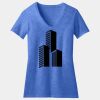 Women's Perfect Blend ® CVC V Neck Tee Thumbnail