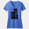 Women's Perfect Blend ® CVC V Neck Tee Thumbnail