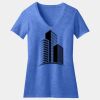 Women's Perfect Blend ® CVC V Neck Tee Thumbnail