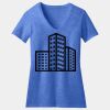 Women's Perfect Blend ® CVC V Neck Tee Thumbnail