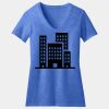 Women's Perfect Blend ® CVC V Neck Tee Thumbnail