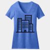 Women's Perfect Blend ® CVC V Neck Tee Thumbnail