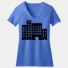 Women's Perfect Blend ® CVC V Neck Tee Thumbnail