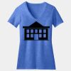 Women's Perfect Blend ® CVC V Neck Tee Thumbnail