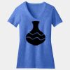 Women's Perfect Blend ® CVC V Neck Tee Thumbnail