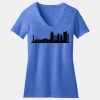 Women's Perfect Blend ® CVC V Neck Tee Thumbnail