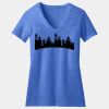 Women's Perfect Blend ® CVC V Neck Tee Thumbnail