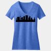 Women's Perfect Blend ® CVC V Neck Tee Thumbnail