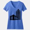 Women's Perfect Blend ® CVC V Neck Tee Thumbnail