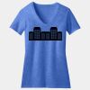 Women's Perfect Blend ® CVC V Neck Tee Thumbnail