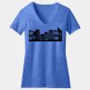Women's Perfect Blend ® CVC V Neck Tee Thumbnail