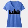 Women's Perfect Blend ® CVC V Neck Tee Thumbnail