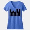 Women's Perfect Blend ® CVC V Neck Tee Thumbnail