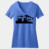 Women's Perfect Blend ® CVC V Neck Tee Thumbnail
