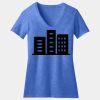Women's Perfect Blend ® CVC V Neck Tee Thumbnail
