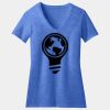 Women's Perfect Blend ® CVC V Neck Tee Thumbnail
