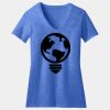 Women's Perfect Blend ® CVC V Neck Tee Thumbnail