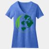 Women's Perfect Blend ® CVC V Neck Tee Thumbnail