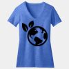 Women's Perfect Blend ® CVC V Neck Tee Thumbnail