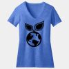 Women's Perfect Blend ® CVC V Neck Tee Thumbnail