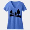 Women's Perfect Blend ® CVC V Neck Tee Thumbnail