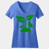 Women's Perfect Blend ® CVC V Neck Tee Thumbnail