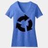 Women's Perfect Blend ® CVC V Neck Tee Thumbnail