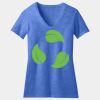 Women's Perfect Blend ® CVC V Neck Tee Thumbnail