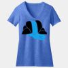 Women's Perfect Blend ® CVC V Neck Tee Thumbnail