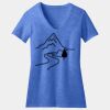 Women's Perfect Blend ® CVC V Neck Tee Thumbnail