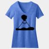 Women's Perfect Blend ® CVC V Neck Tee Thumbnail