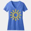 Women's Perfect Blend ® CVC V Neck Tee Thumbnail
