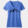 Women's Perfect Blend ® CVC V Neck Tee Thumbnail