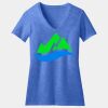 Women's Perfect Blend ® CVC V Neck Tee Thumbnail