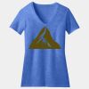 Women's Perfect Blend ® CVC V Neck Tee Thumbnail