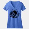 Women's Perfect Blend ® CVC V Neck Tee Thumbnail