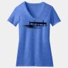 Women's Perfect Blend ® CVC V Neck Tee Thumbnail