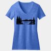 Women's Perfect Blend ® CVC V Neck Tee Thumbnail