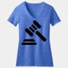 Women's Perfect Blend ® CVC V Neck Tee Thumbnail