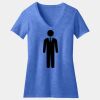 Women's Perfect Blend ® CVC V Neck Tee Thumbnail