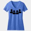 Women's Perfect Blend ® CVC V Neck Tee Thumbnail
