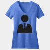 Women's Perfect Blend ® CVC V Neck Tee Thumbnail