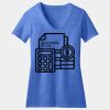 Women's Perfect Blend ® CVC V Neck Tee Thumbnail