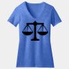 Women's Perfect Blend ® CVC V Neck Tee Thumbnail