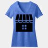 Women's Perfect Blend ® CVC V Neck Tee Thumbnail