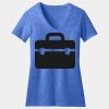 Women's Perfect Blend ® CVC V Neck Tee Thumbnail