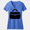 Women's Perfect Blend ® CVC V Neck Tee Thumbnail