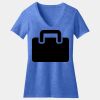 Women's Perfect Blend ® CVC V Neck Tee Thumbnail